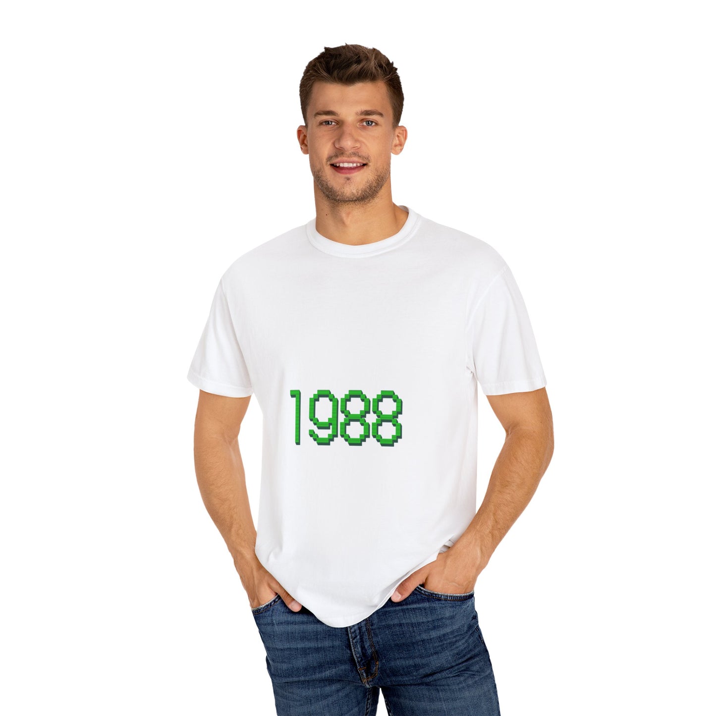Vintage 1988 Unisex Garment-Dyed T-Shirt - Retro Style Tee